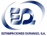 Logotipo de Estampaciones Durango, estampación y ensamblaje